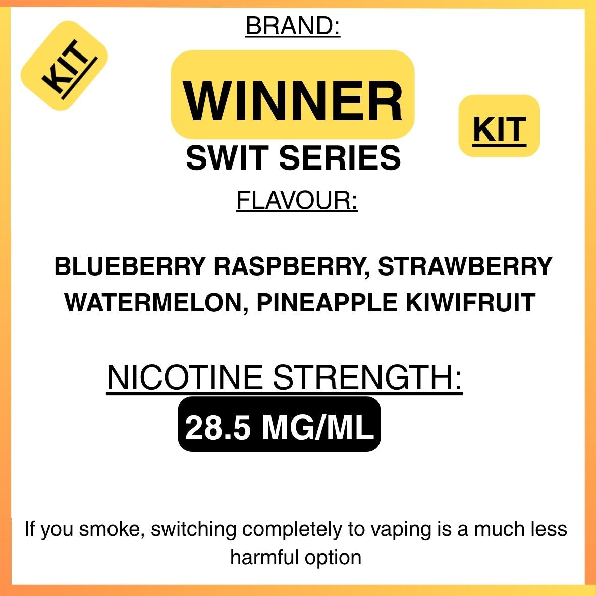 Winner Swit Series- Vape Kit