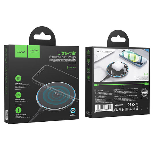 HOCO - Wireless charger 15W - Black