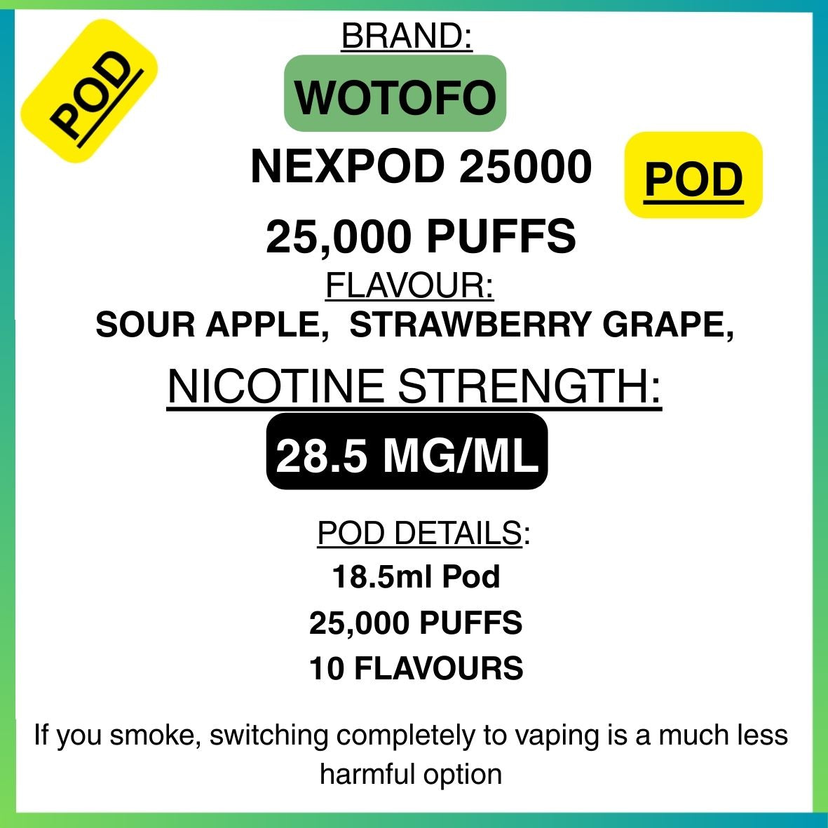 Wotofo Nexpod 25K Replacement Pods| Getavape NZ | Vape Shop Wotofo Nexpod 25K Replacement Pods| Getavape NZ | Vape Shop