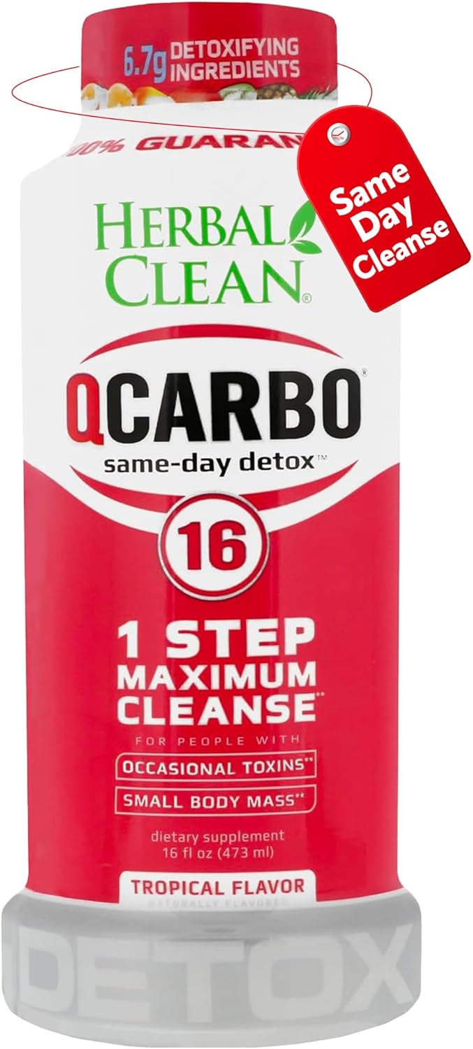 Herbal Clean - Detox- QCarbo- Same-day Detox 473ml