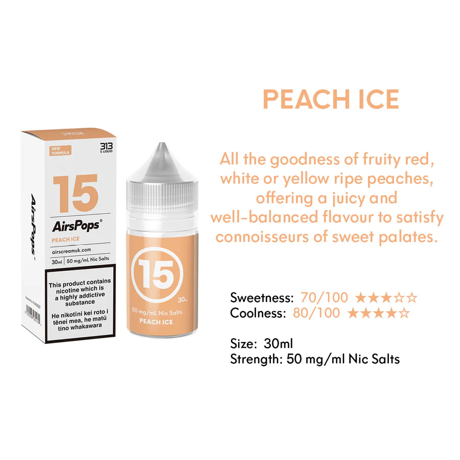 Airpops- Peach Ice 50mg/ml