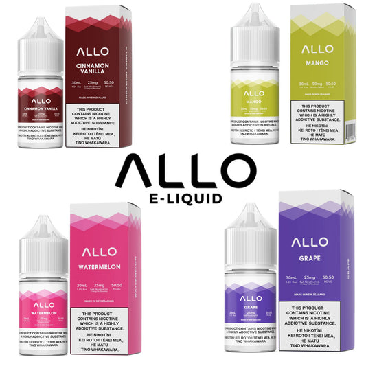 Allo -Nic Salt - Vape Liquid 25mg/ml