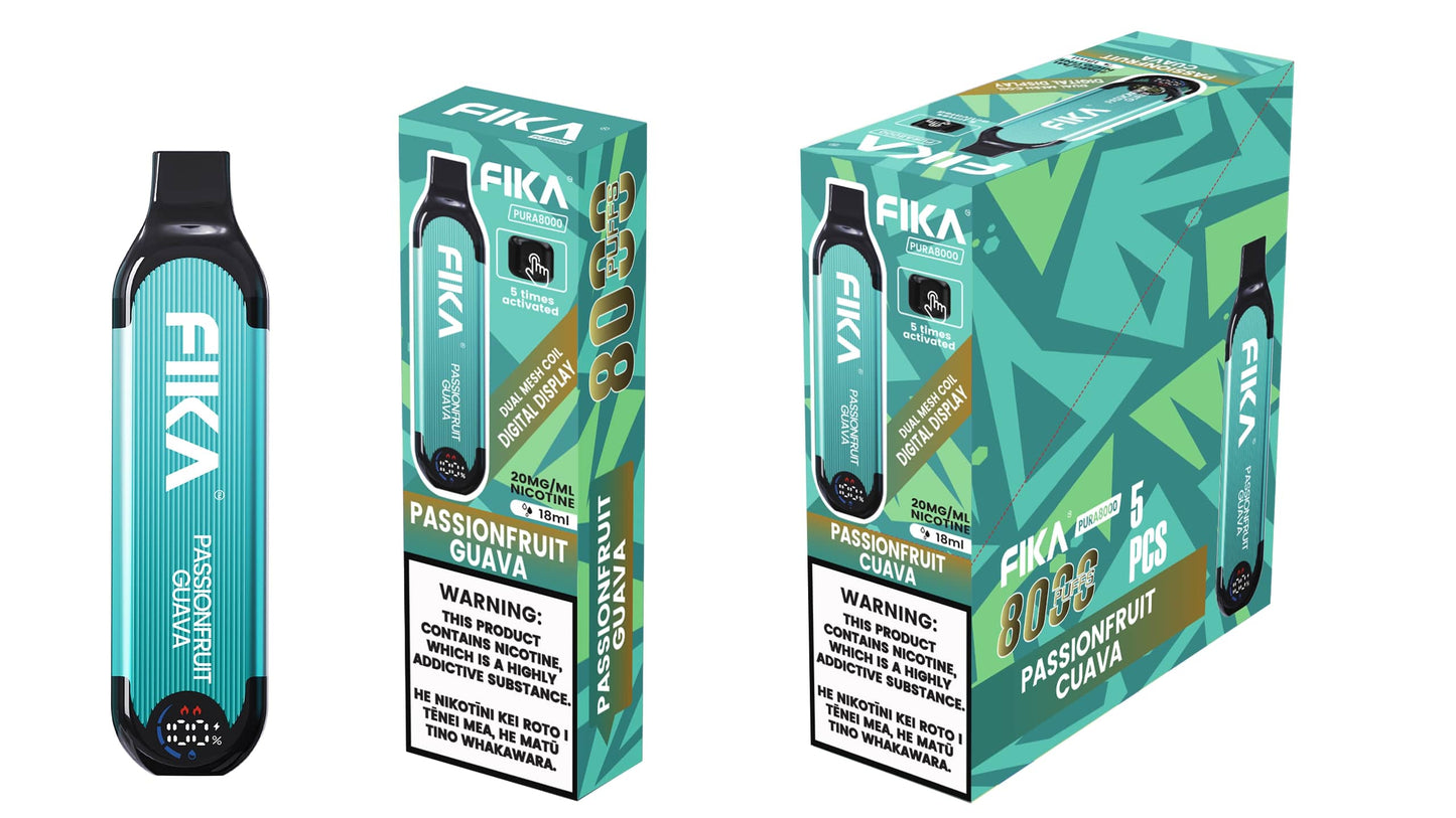 FIKA PURA 8000 puffs - Disposable Vape