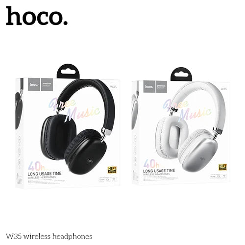 Hoco- Wireless Headphones -40hours Usage time