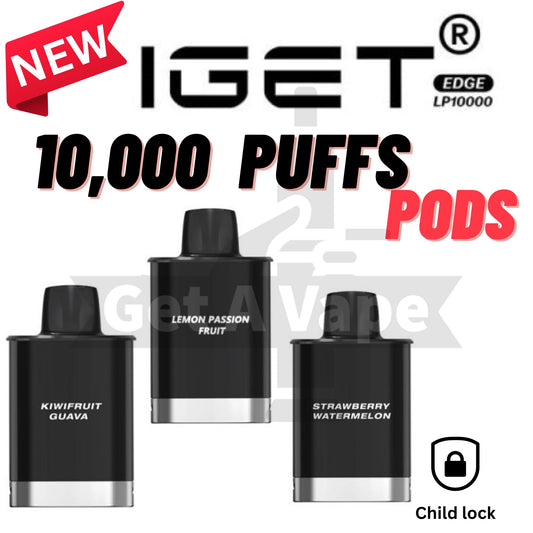 IGET Edge -Pre Filled Pods - 10000 Puffs