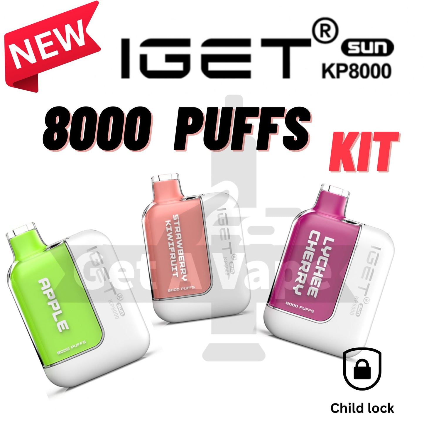 IGET SUN KP8000 Prefilled Vape Kit