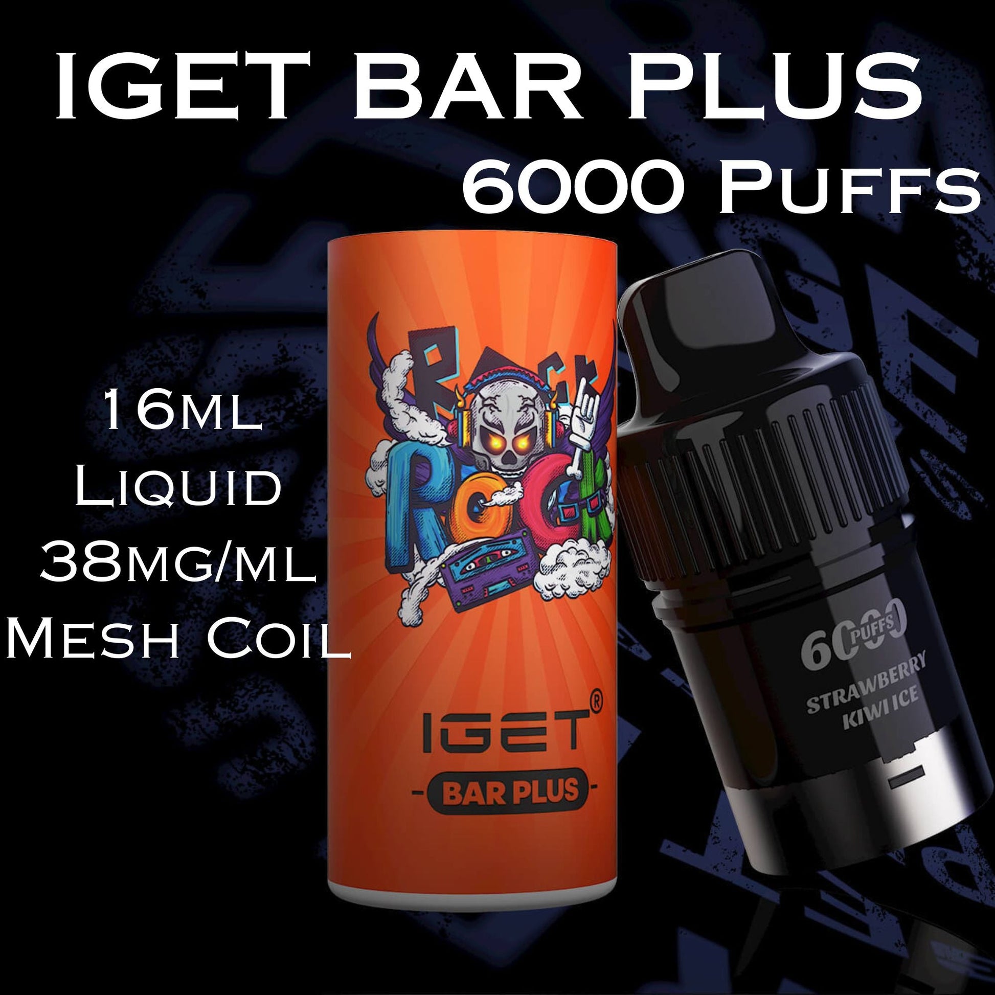 Iget Bar plus device - 6000 puffs vape device