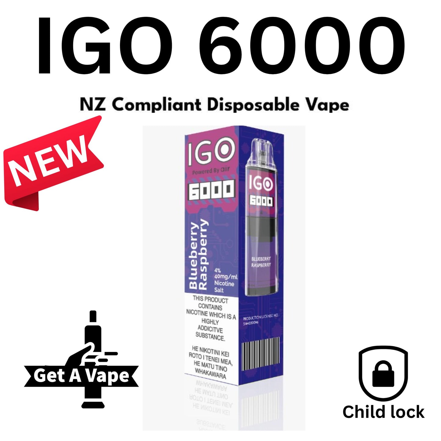 AKSO- IGO 6000- Disposable vape - 6000 Puffs