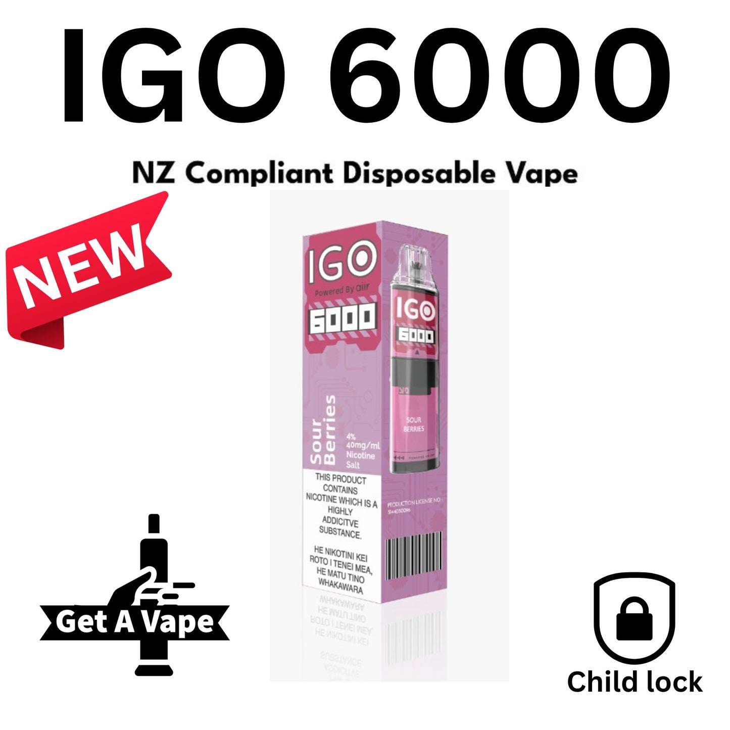 AKSO- IGO 6000- Disposable vape - 6000 Puffs