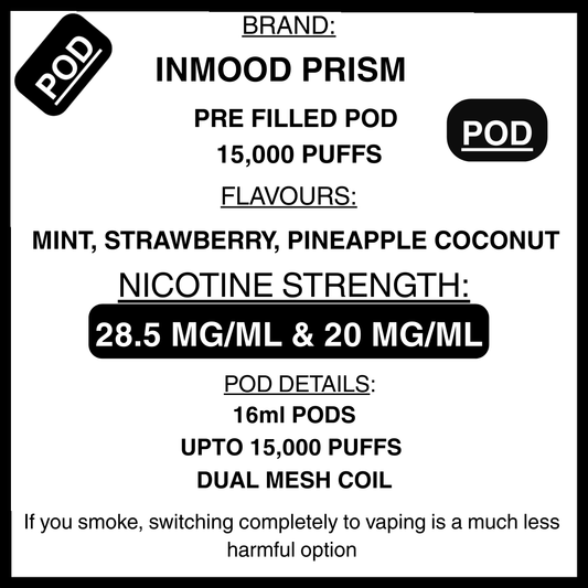 inmood prism prefilled pods 