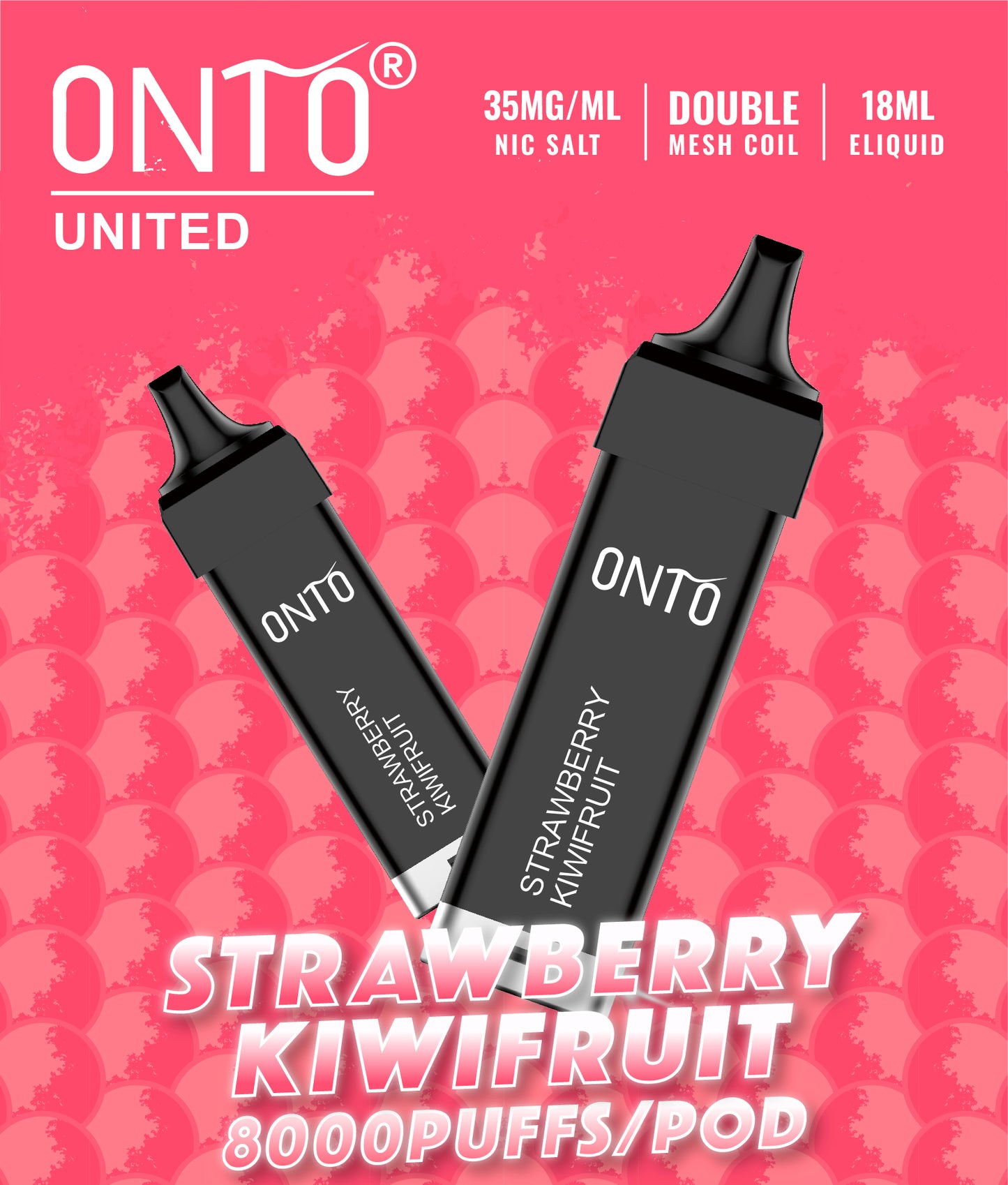 ONTO United Pre-filled Pods- 8000 puffs