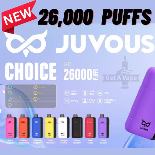 OYO- Juvous Disposable vape - upto 26000 puffs