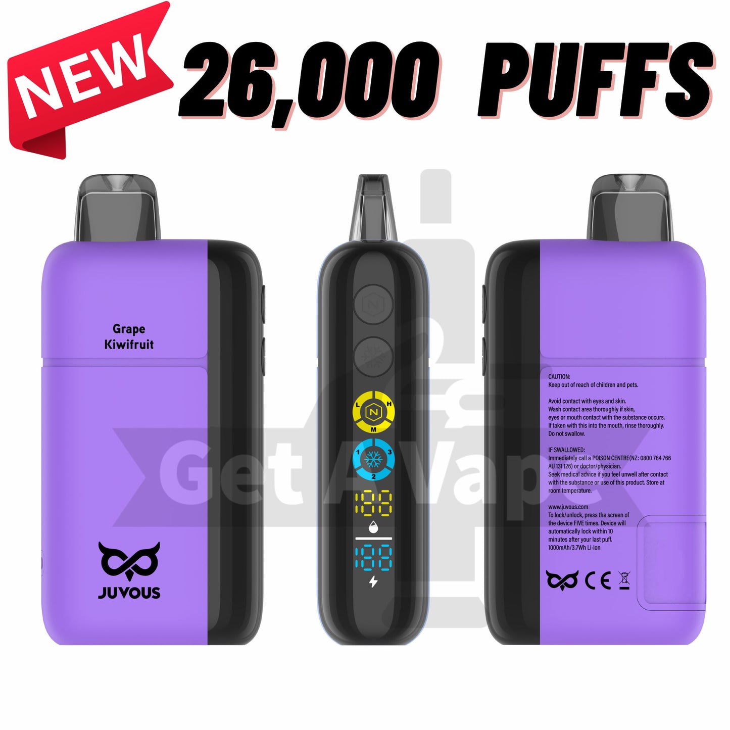 OYO- Juvous Disposable vape - upto 26000 puffs