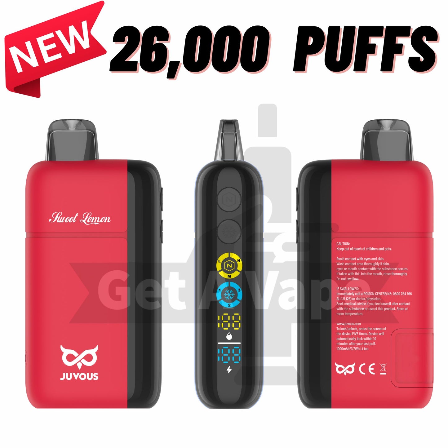 OYO- Juvous Disposable vape - upto 26000 puffs