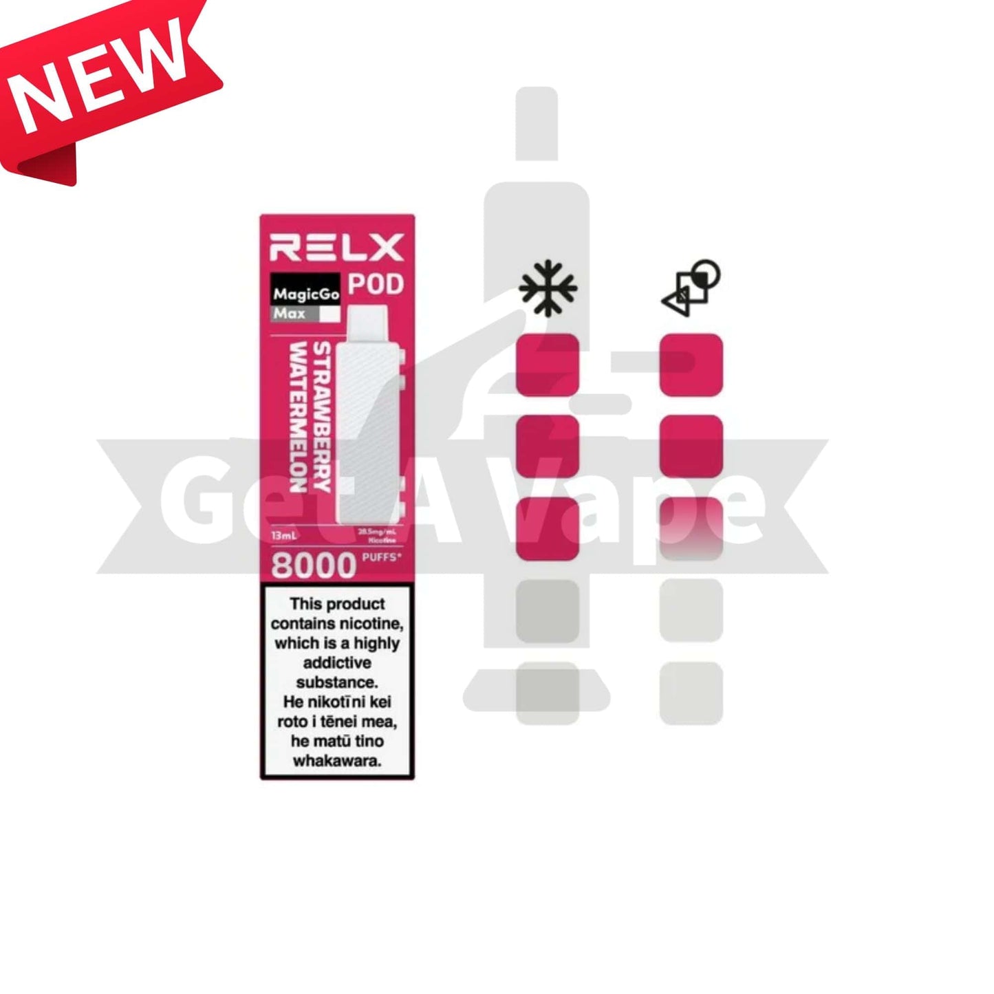 RELX MagicGo MAX Pods – 8000 Puffs