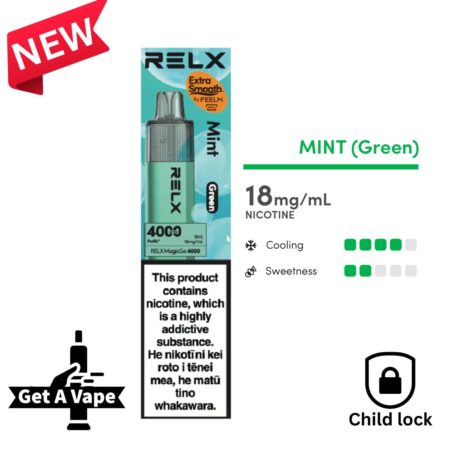 RELX- MagicGO- 4000 Disposable Vape