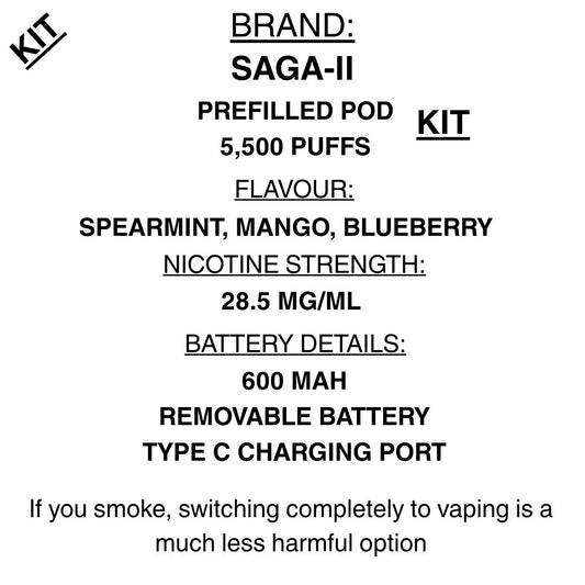 Ink Lords Saga 11 - Closed Pod vape 5000 puffs