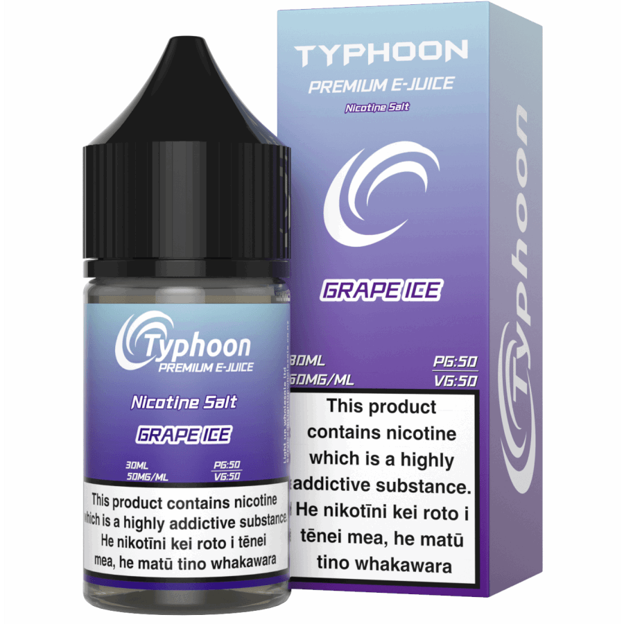 Typhoon Salts- Grape Ice - Getavape