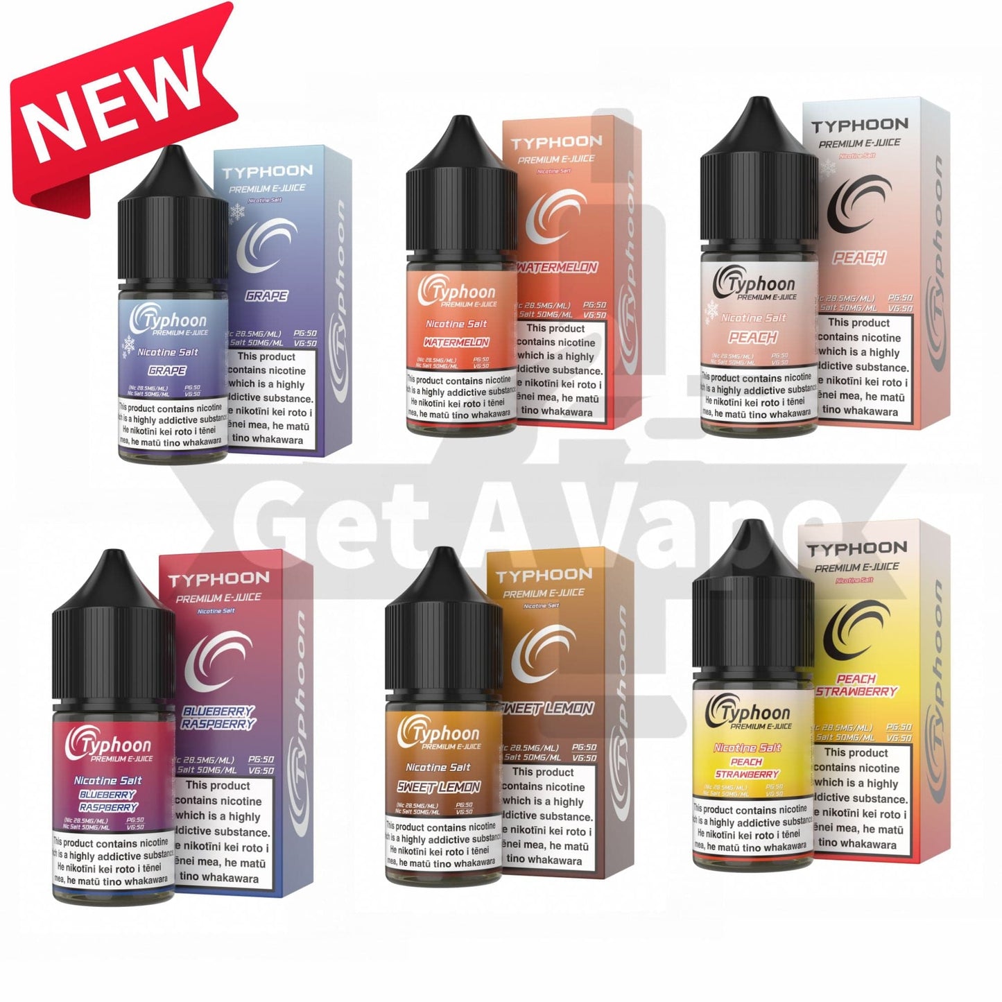 Typhoon Nic Salts- 28.5mg/ml