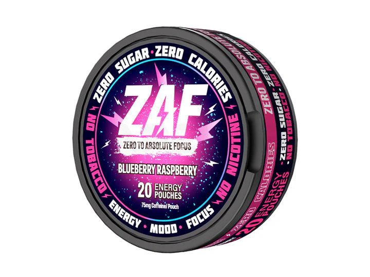 ZAF Energy Pouches | 75mg Caffeine Pouches | Getavape NZ