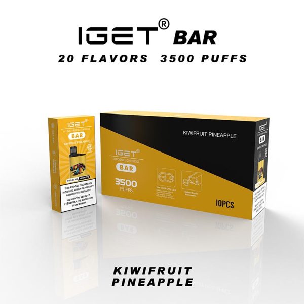 IGET Bar 2.0 - Disposable vape 3500 puffs- with Child Lock